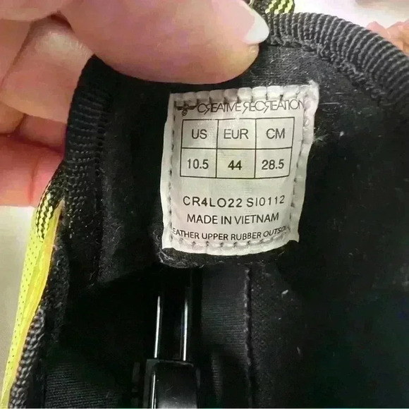 MEN'S CREATIVE RECREATION CESARIO LO BLACK/KUSH CASUAL SHOE Size 10.5 - Picture 11 of 11